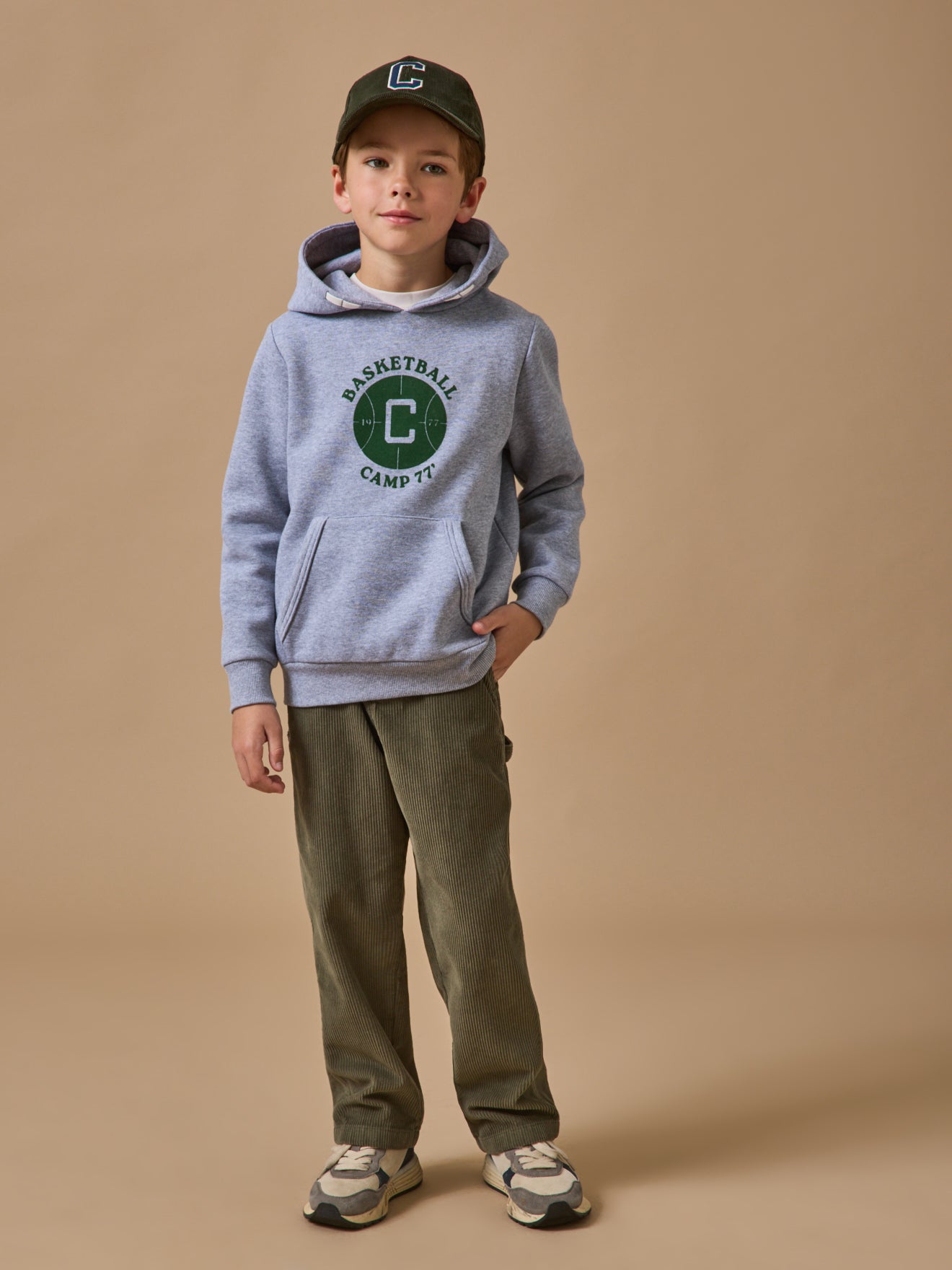 Jungen-Sweatshirt mit Kapuze