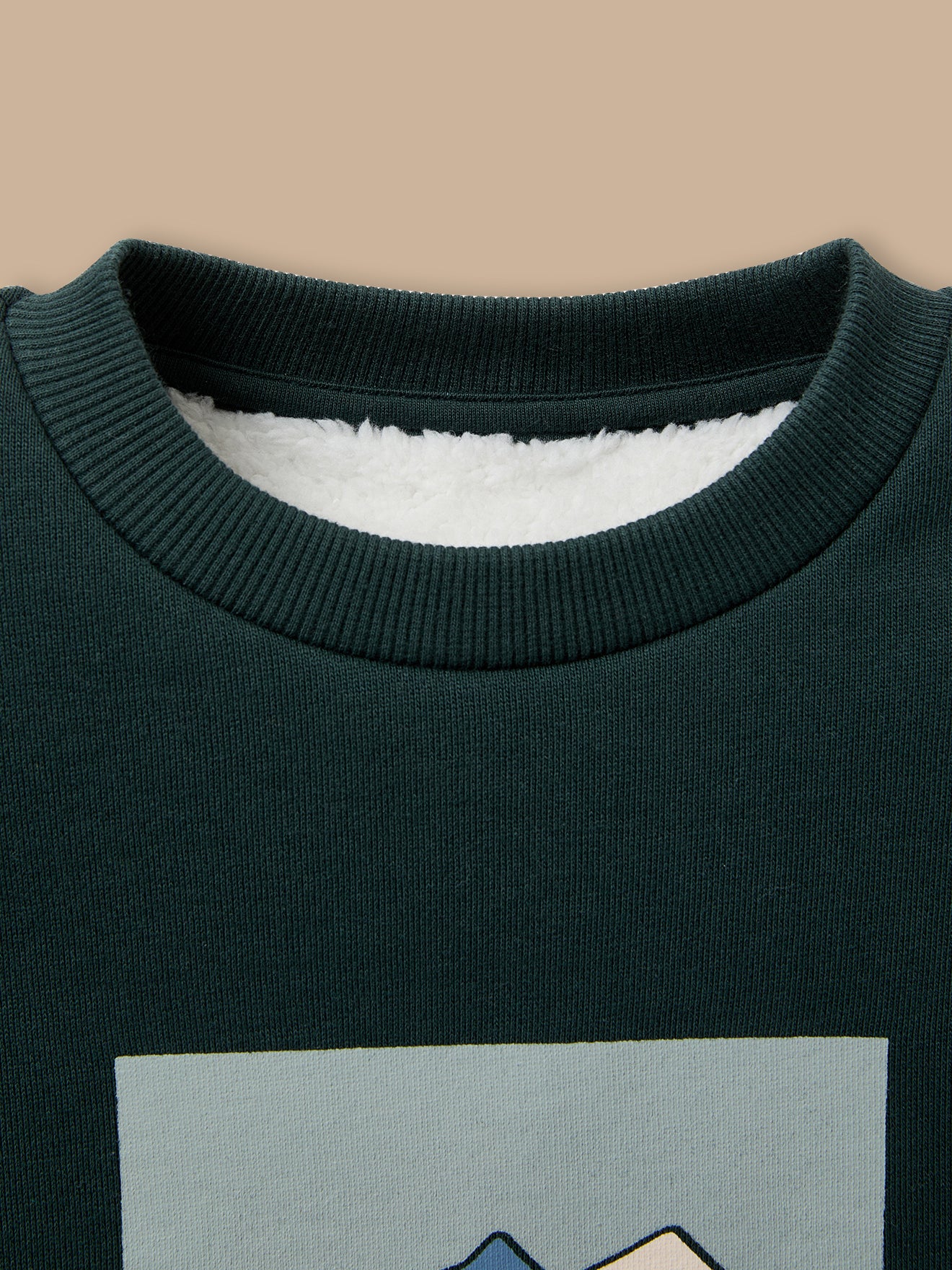 Sweat doublé sherpa Garçon