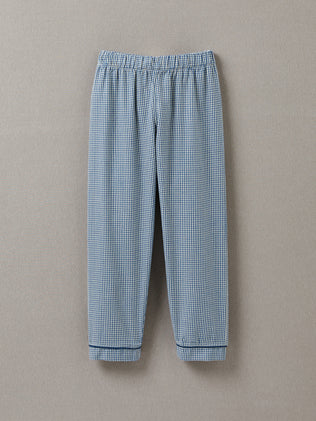 Jungen-Pyjama aus Mischgewebe mit Vichy-Karos