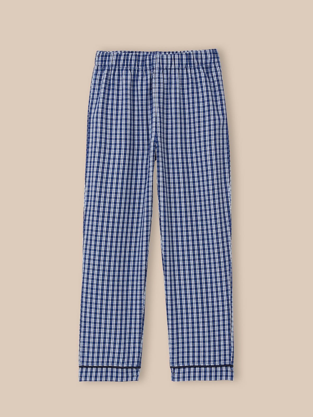 Jungen-Pyjama mit Karomuster, klassisch