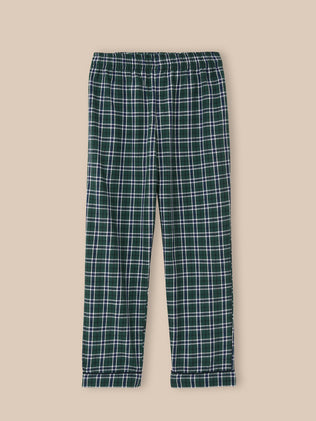 Jungen-Pyjama mit Karomuster