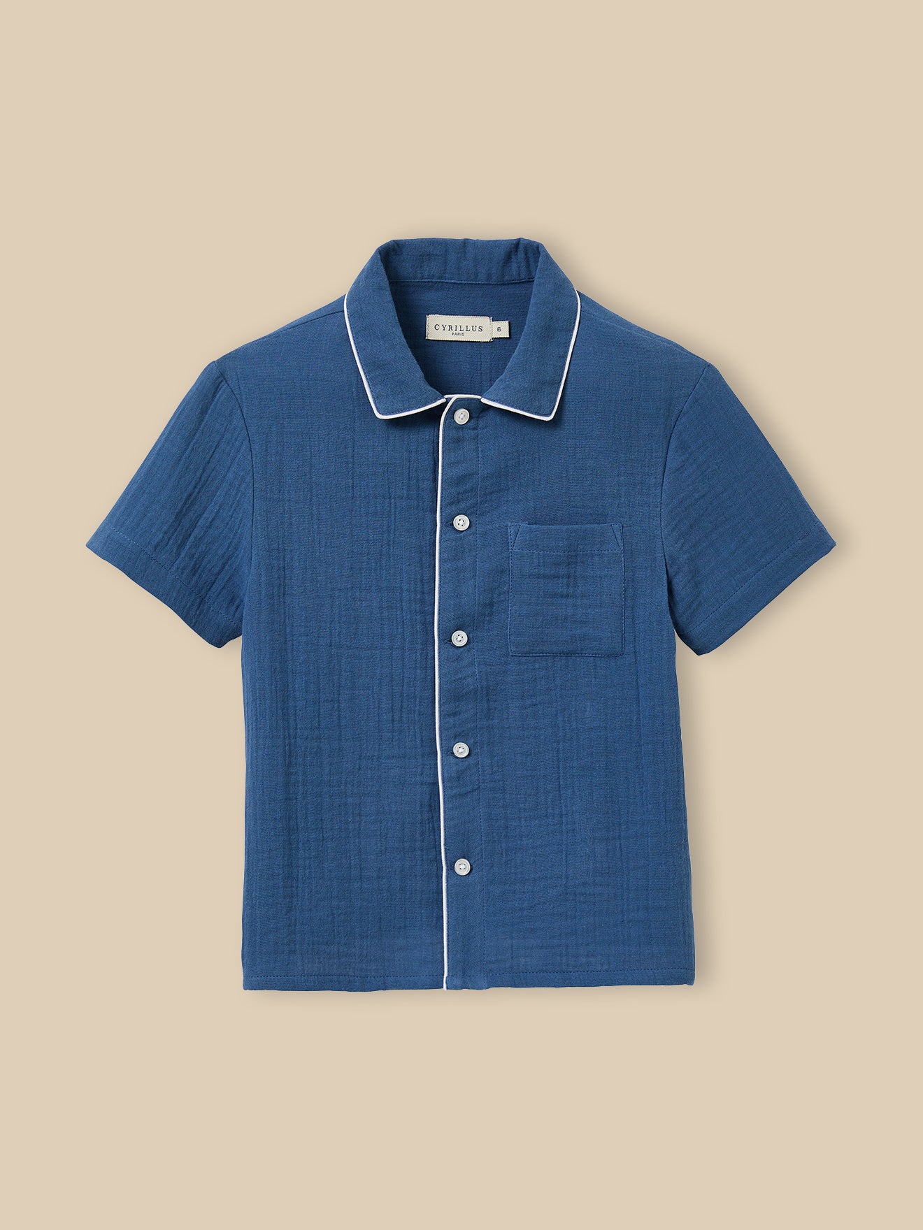 Jungen Pyjama-Short aus Baumwollgaze