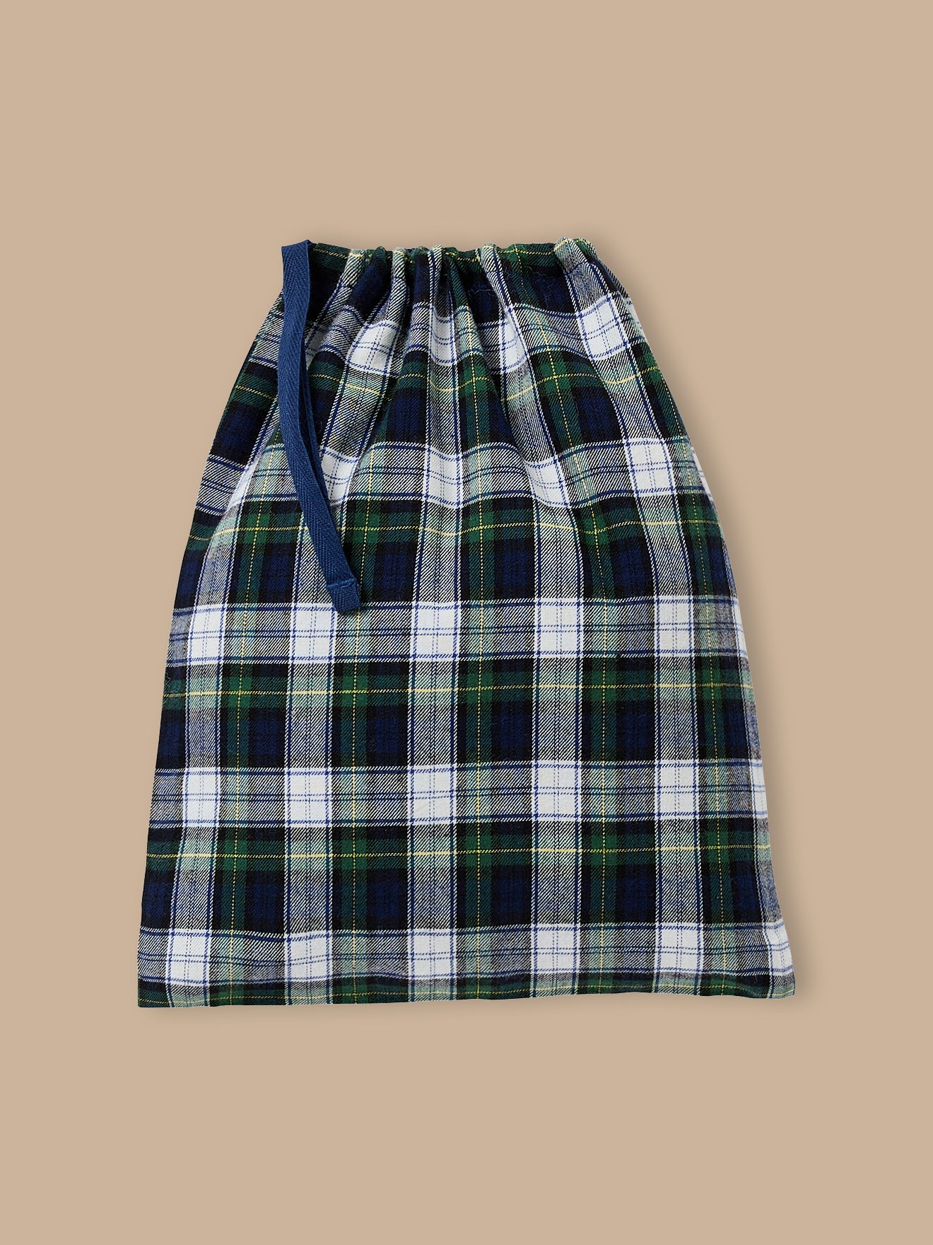 Jungen-Pyjama im Grossvater-Look mit Karomuster