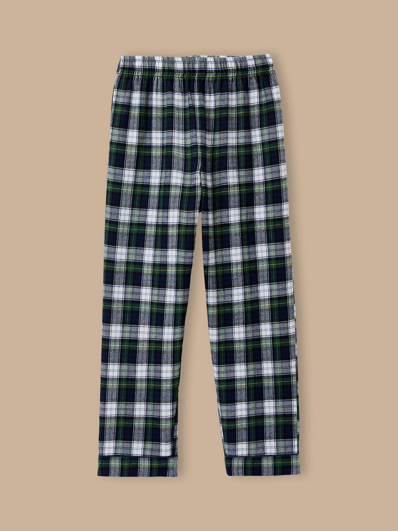Jungen-Pyjama im Grossvater-Look mit Karomuster