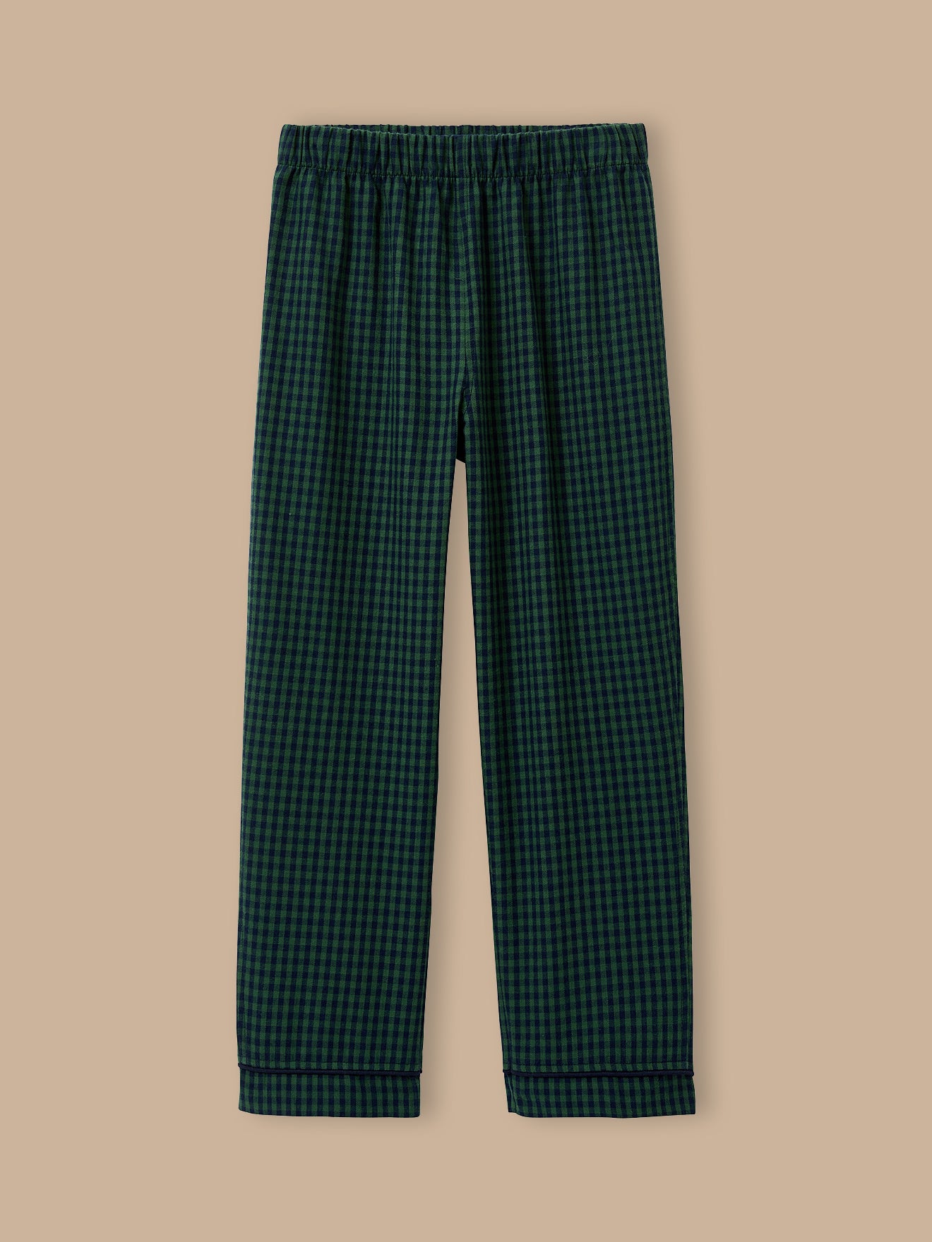 Jungen-Pyjama im Grossvater-Look mit Karomuster