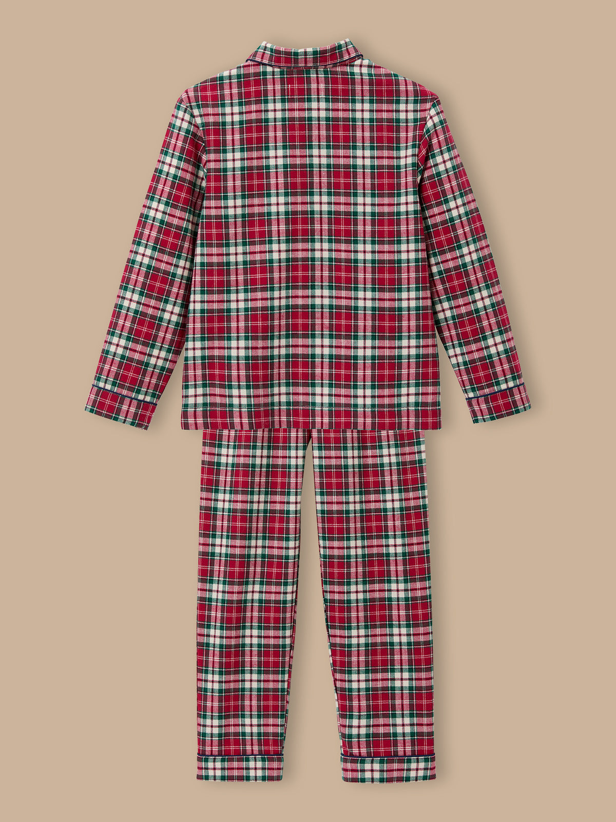 Jungen-Pyjama im Grossvater-Look für Weihnachten