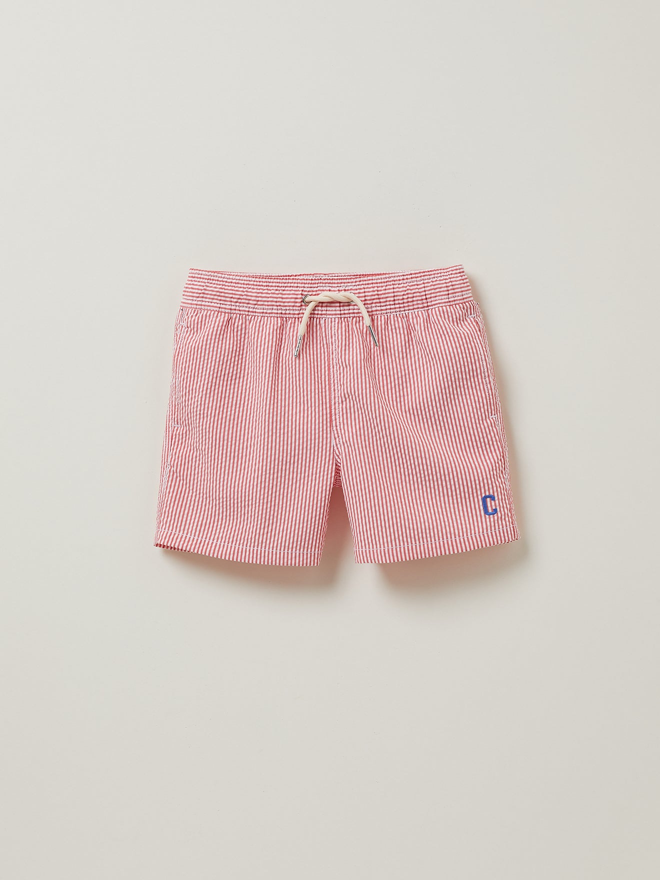 Short de bain en seersucker Garçon