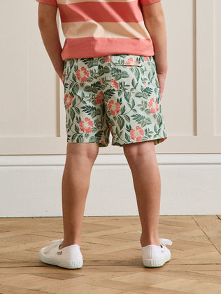 Jungen-Badeshorts aus Seersucker