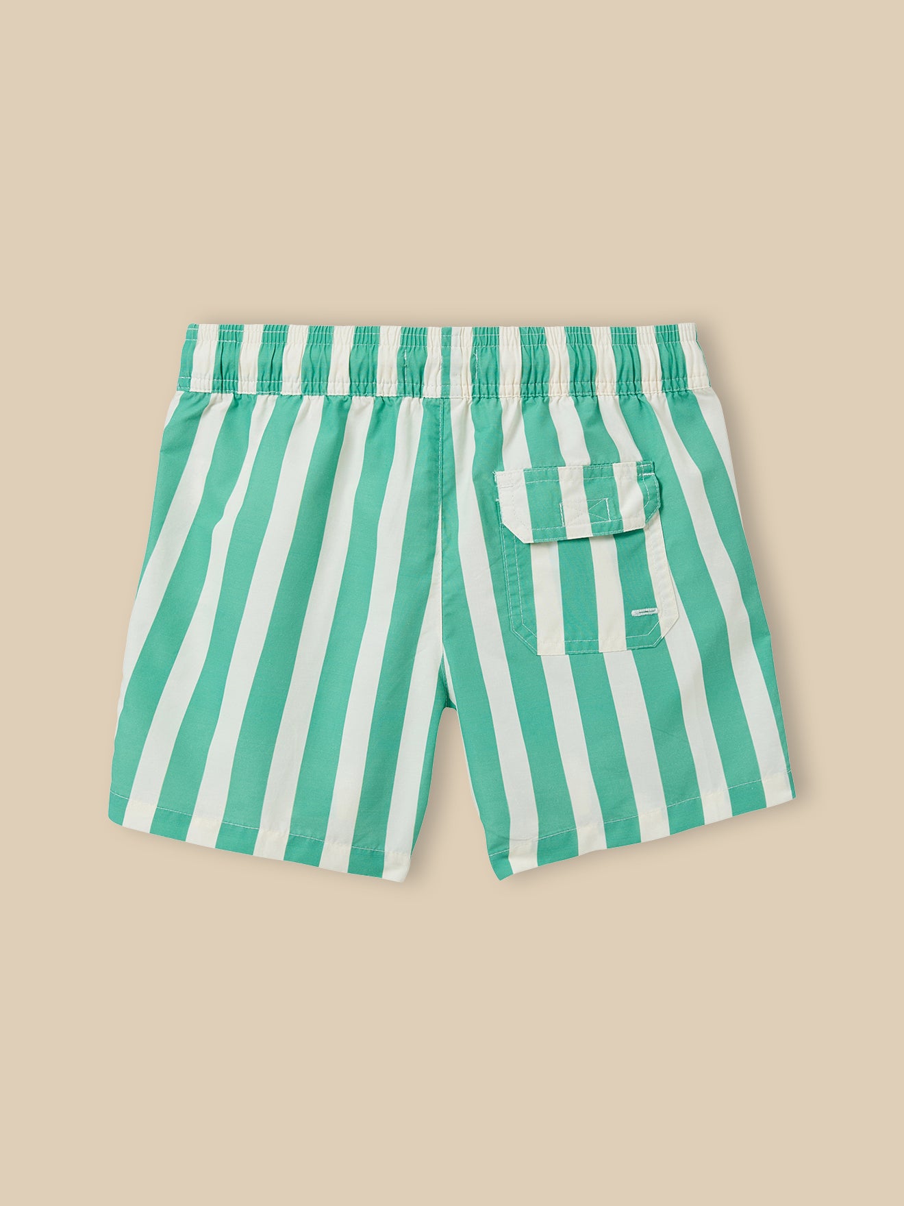 Jungen-Badeshorts mit Streifen