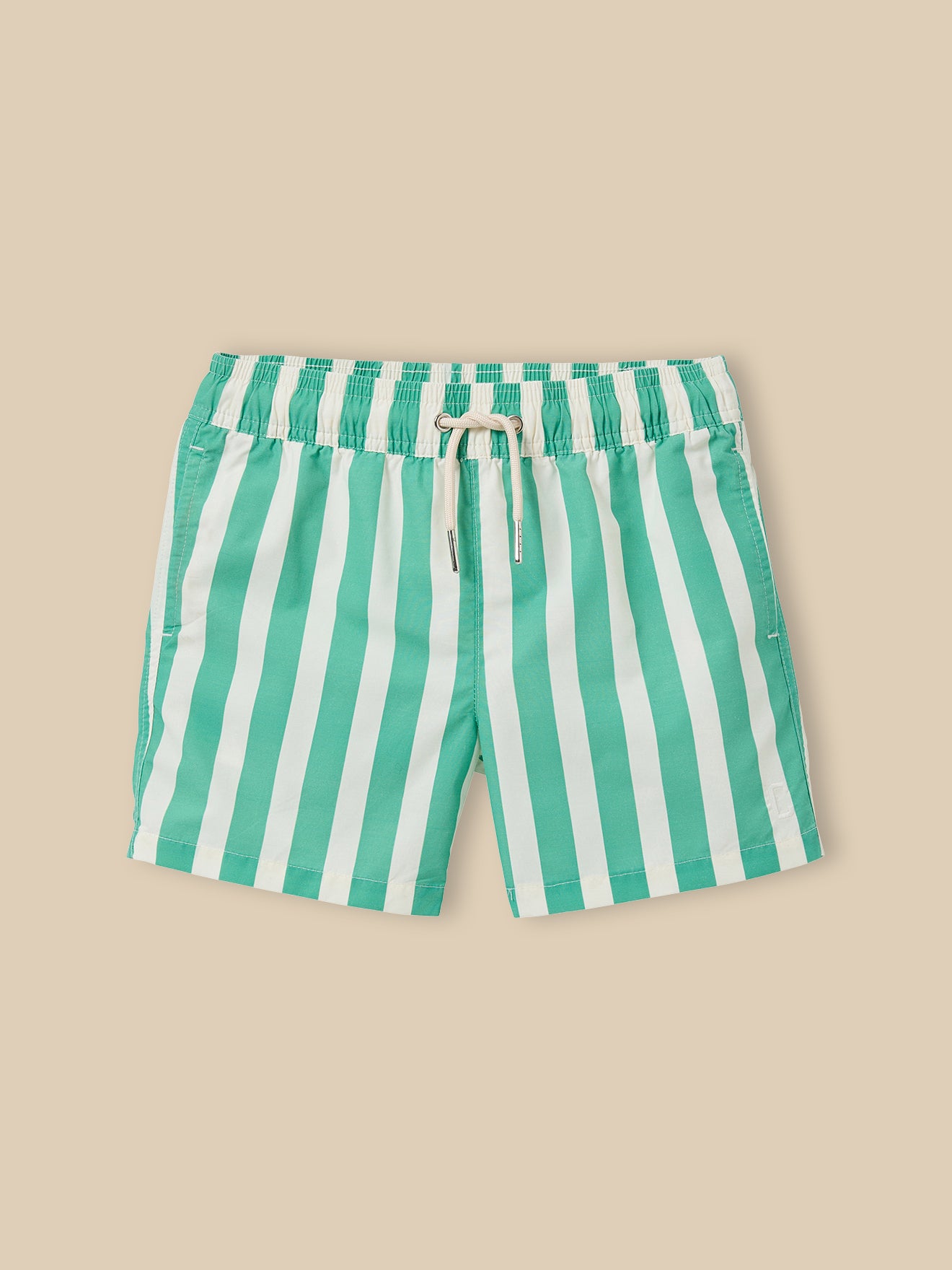 Jungen-Badeshorts mit Streifen