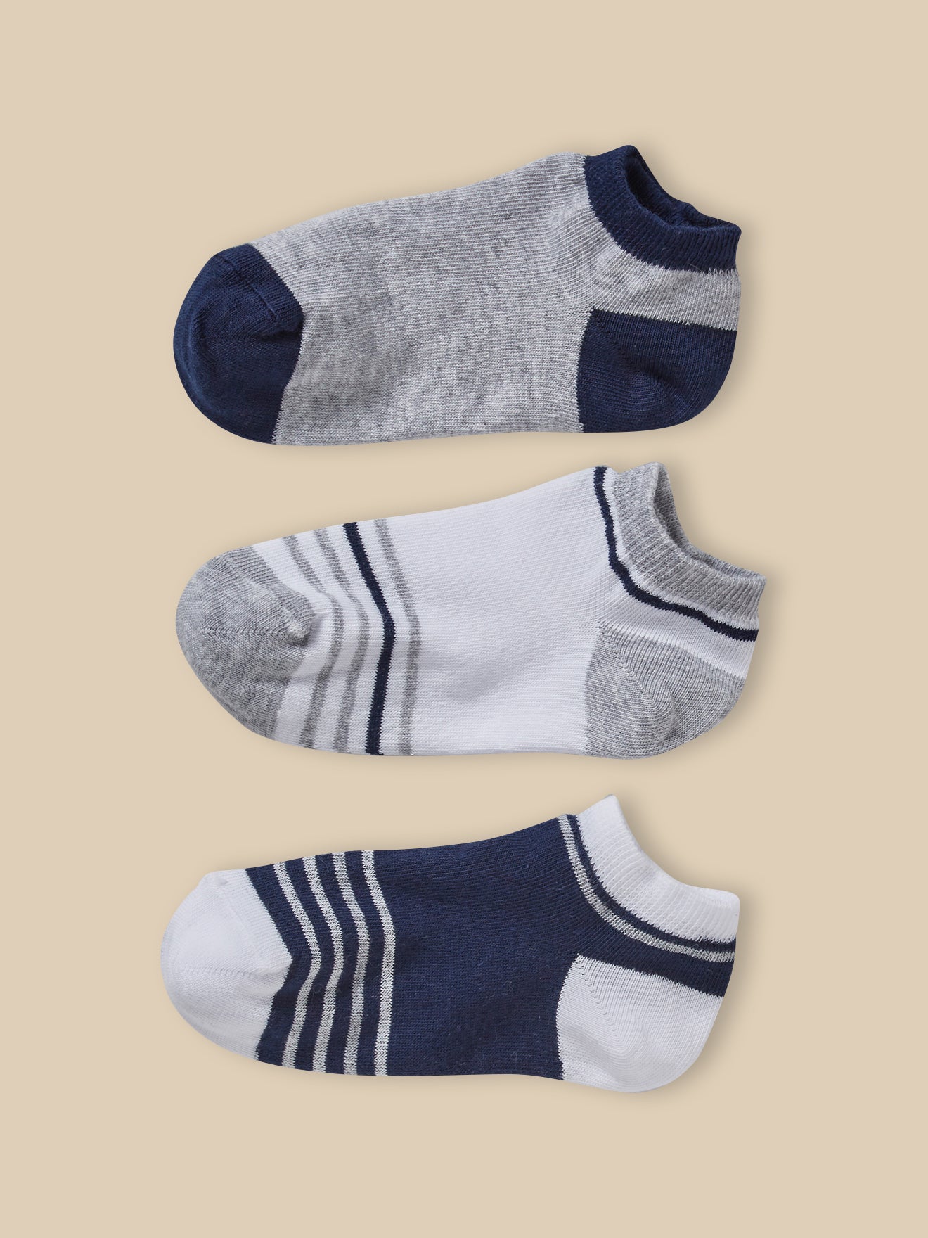 Jungen-Sportsöckchen im 3er-Pack