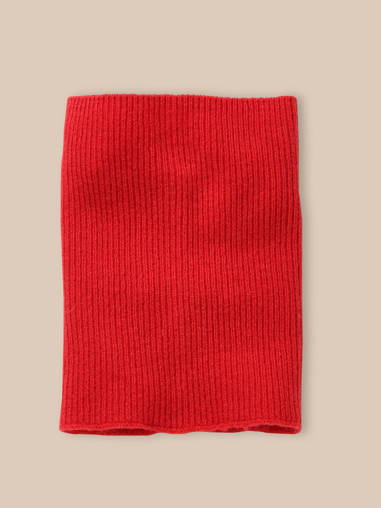 Snood tube en côtes laine mérinos Enfant