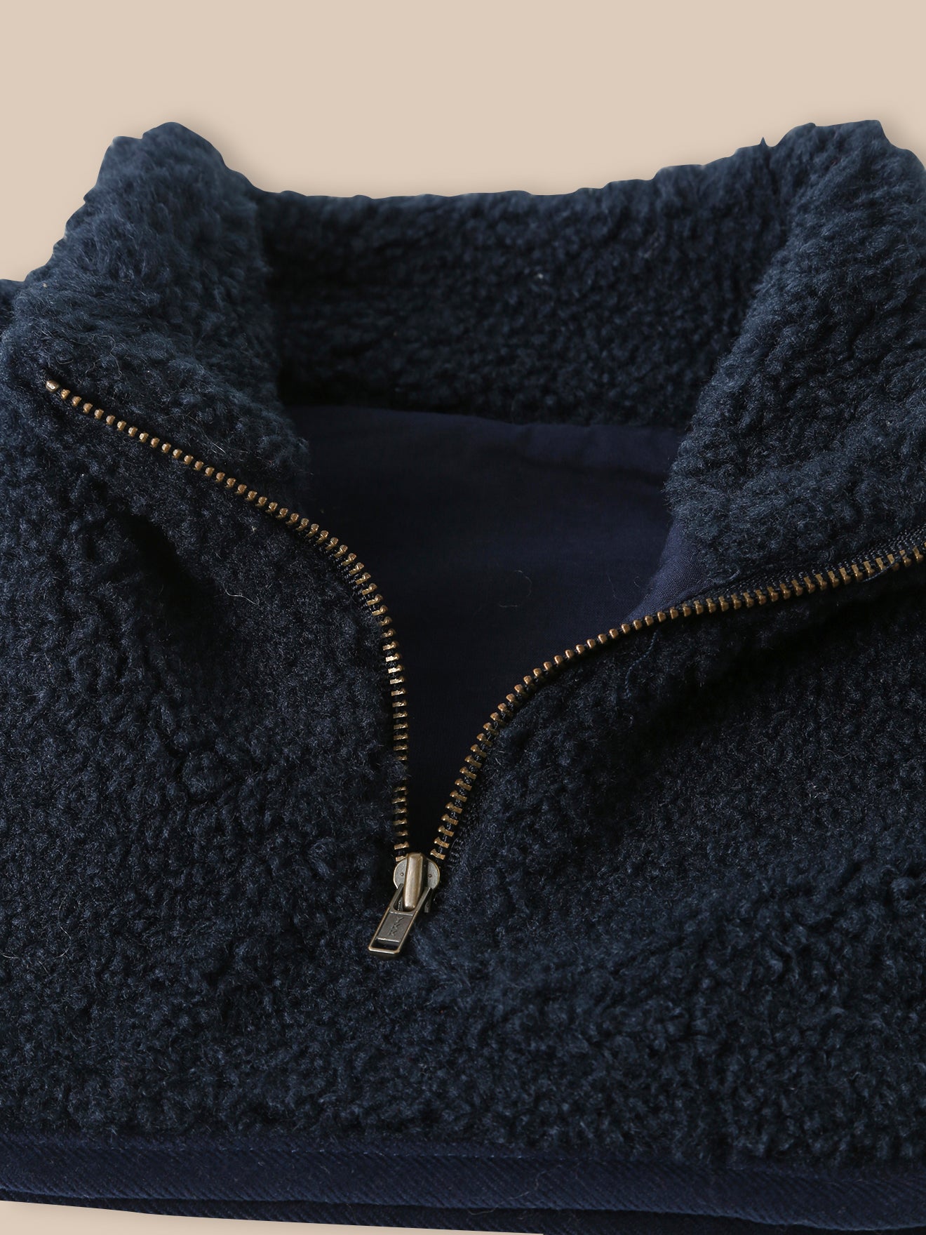 Faux col en sherpa Garçon