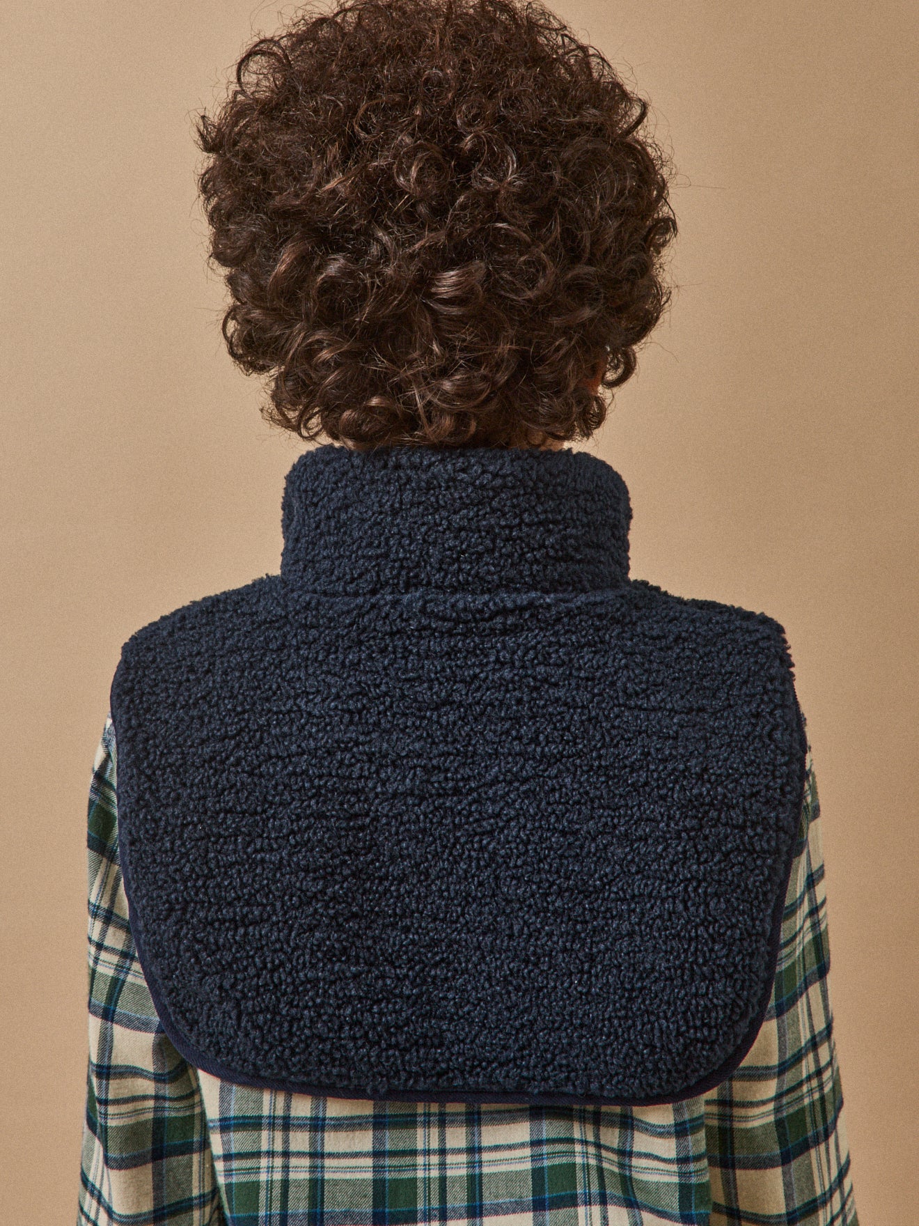 Faux col en sherpa Garçon