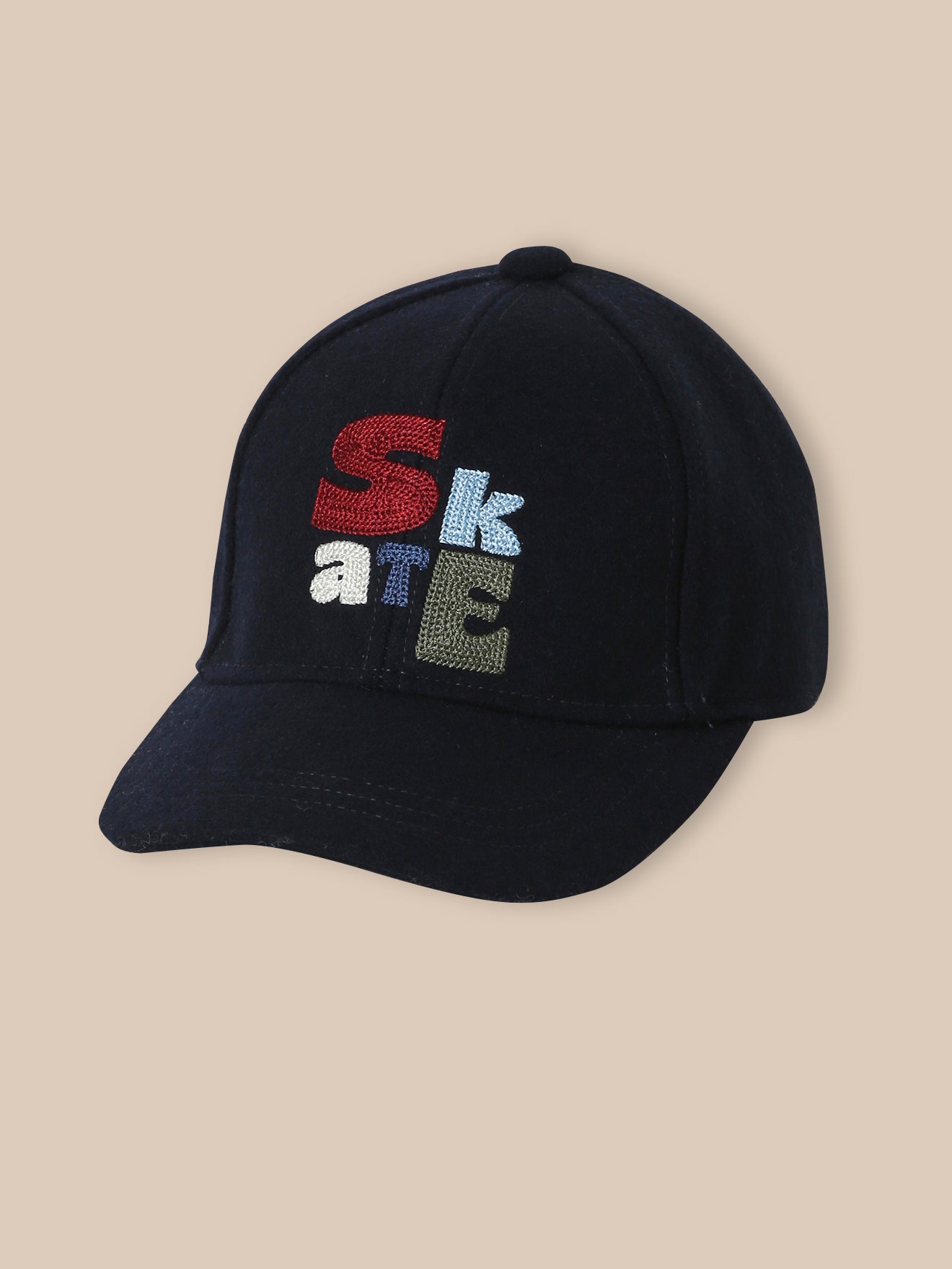 Jungen-Cap aus Wolle