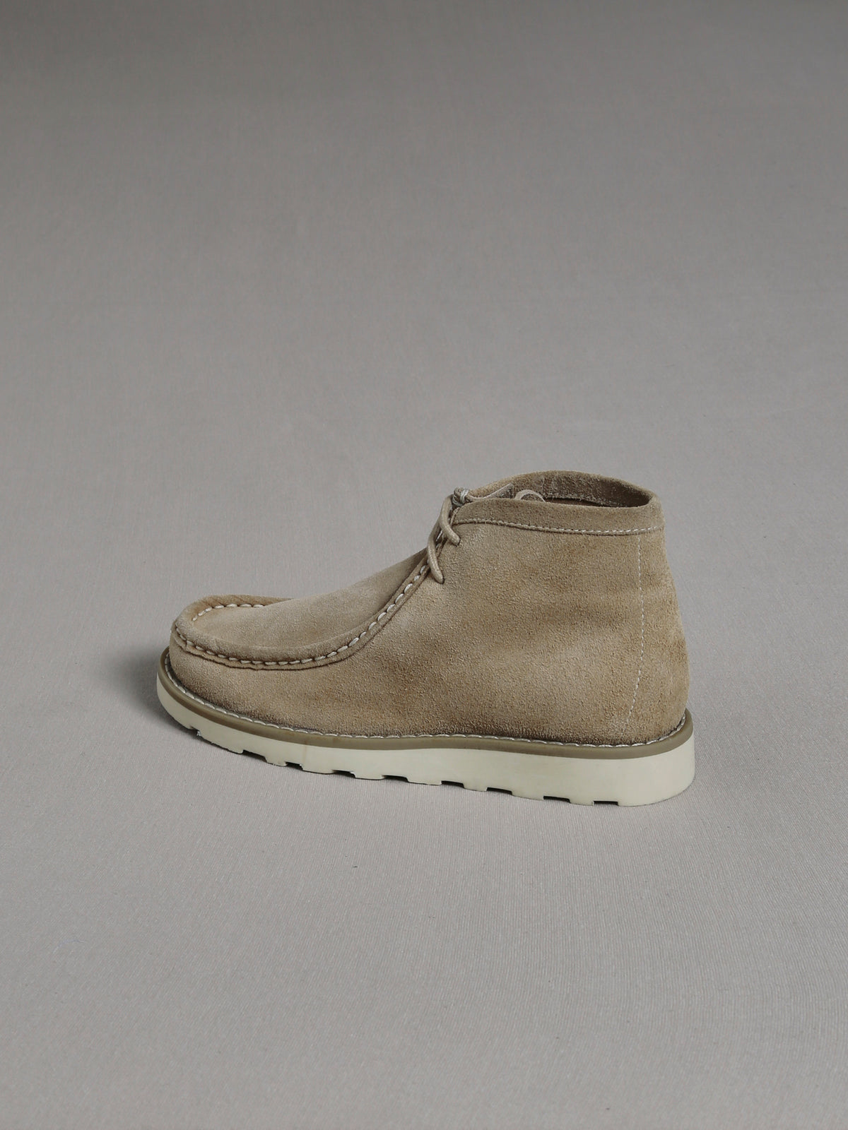 Derby Garçon en cuir velours