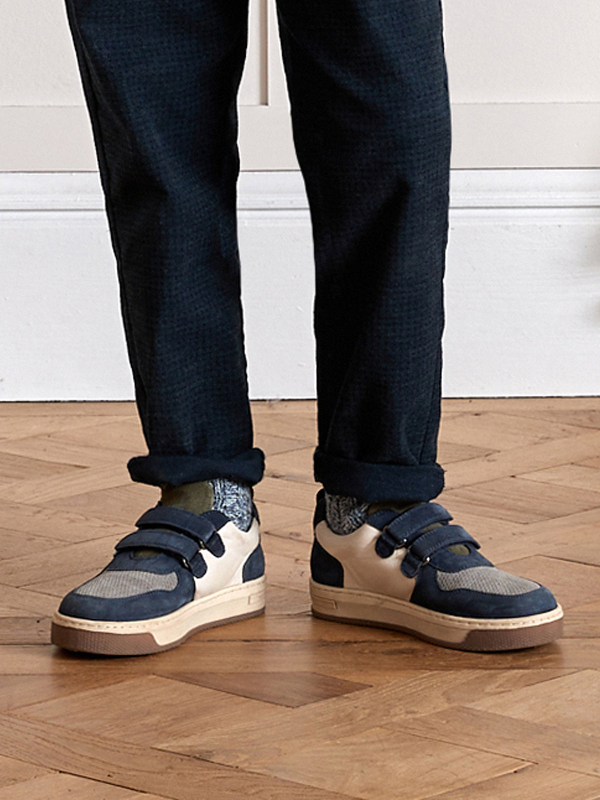 Jungen-Sneakers aus Leder