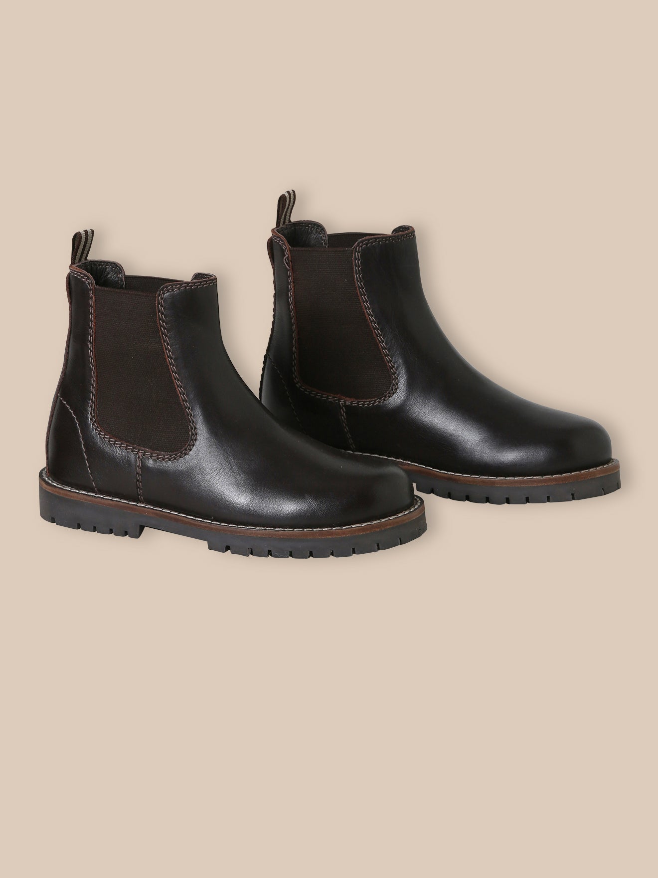 Jungen Chelsea-Boots aus Leder