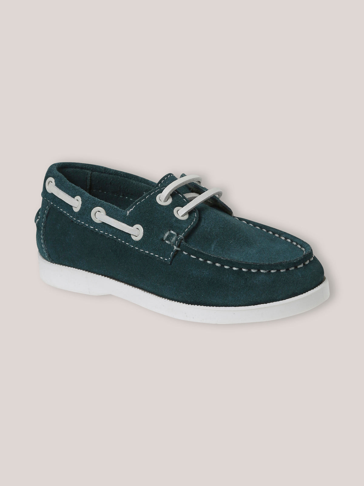 Chaussures bateau en cuir Garçon