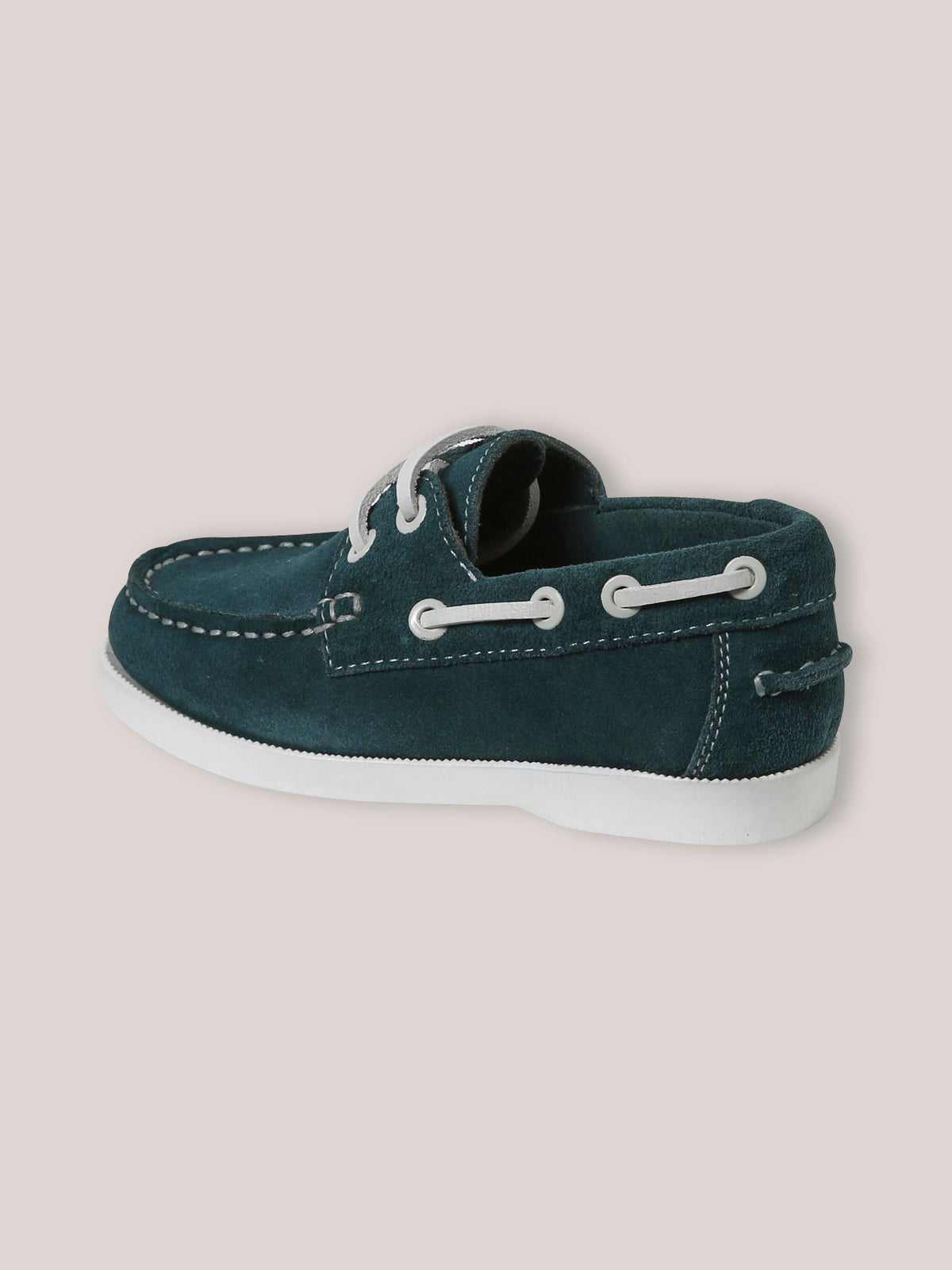 Chaussures bateau en cuir Garçon