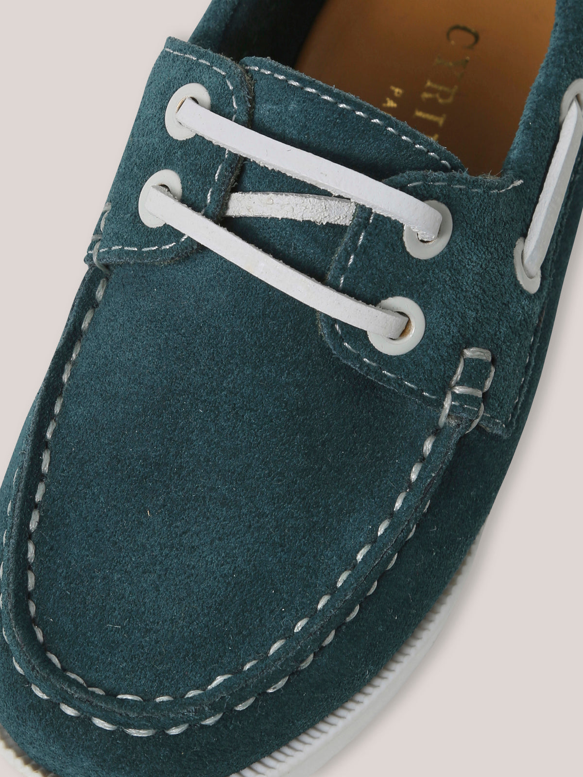 Chaussures bateau en cuir Garçon