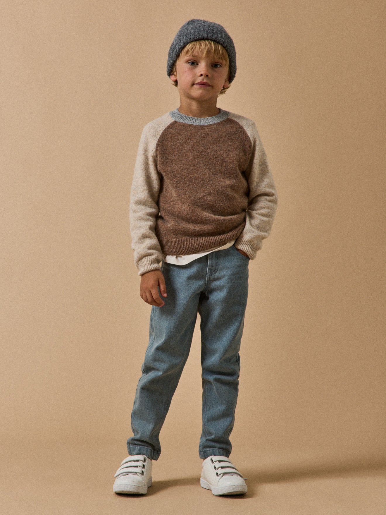 Jungen-Sneaker aus Leder