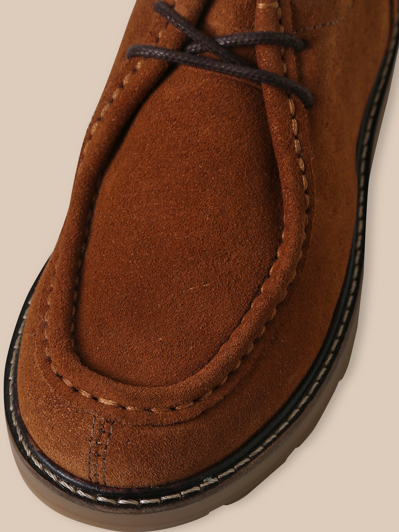 Derbies à lacets croûte de cuir Garçon