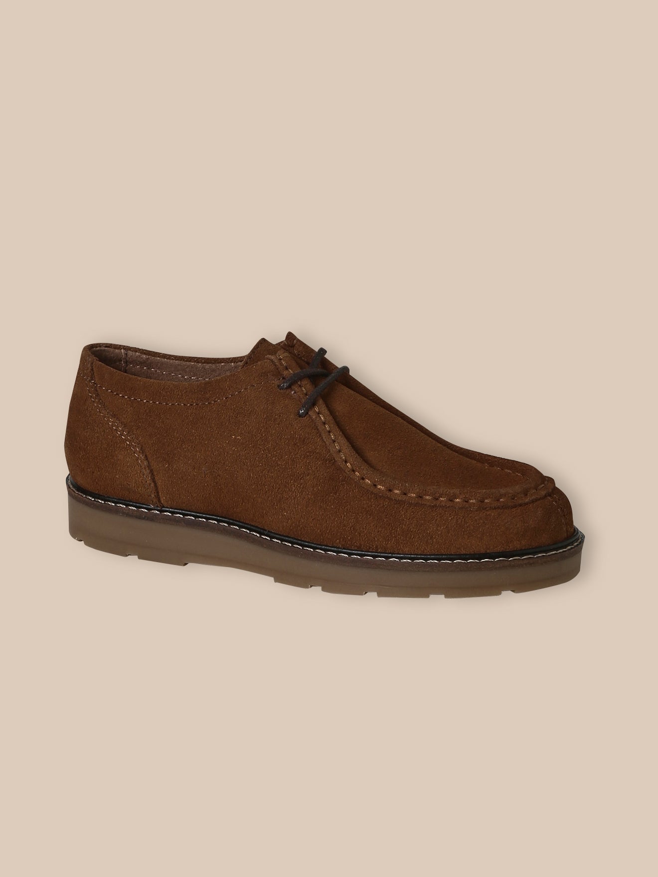 Derbies à lacets croûte de cuir Garçon