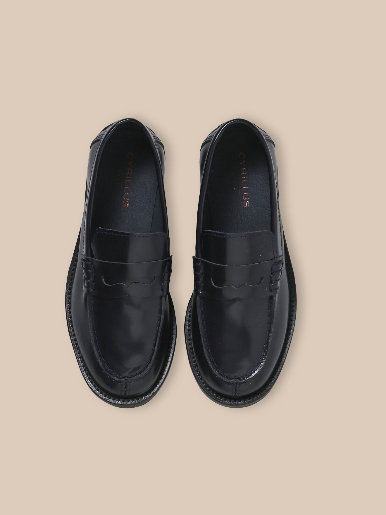 Jungen-Loafer aus Leder