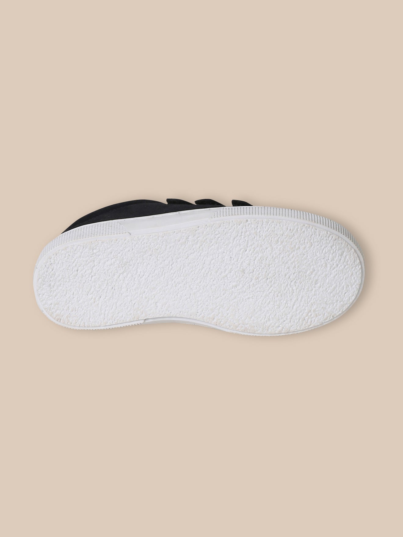 Baskets basses en croûte de cuir garçon