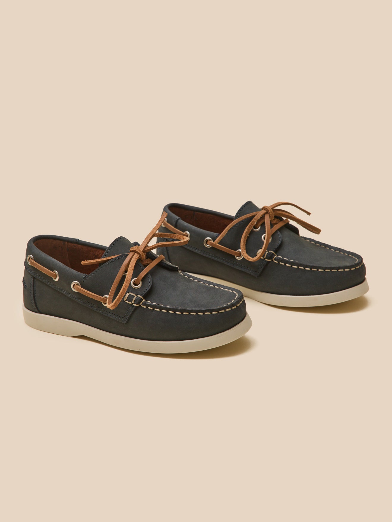 Jungen-Bootsschuhe aus Leder