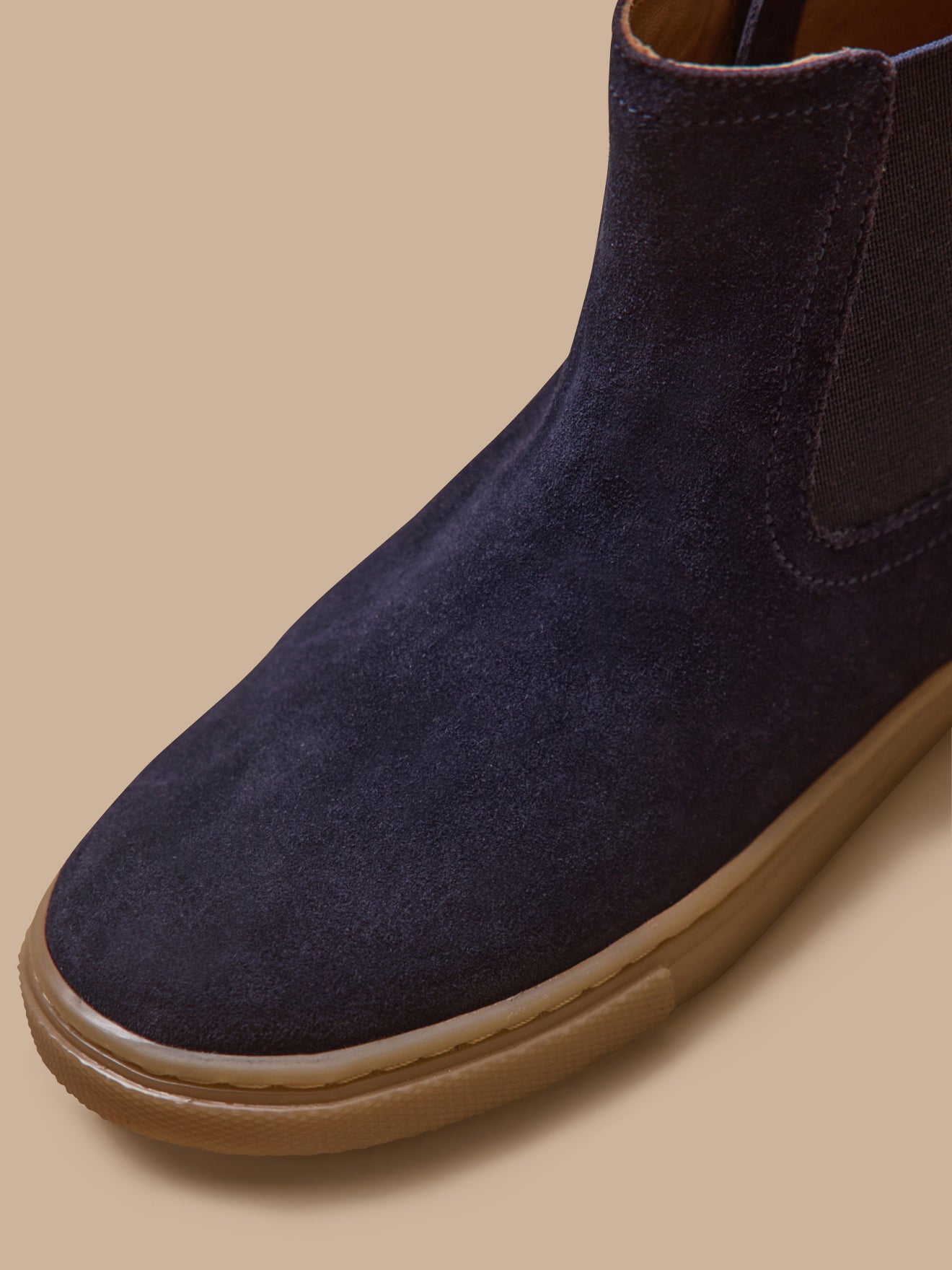Boots chelsea cuir suédé garçon