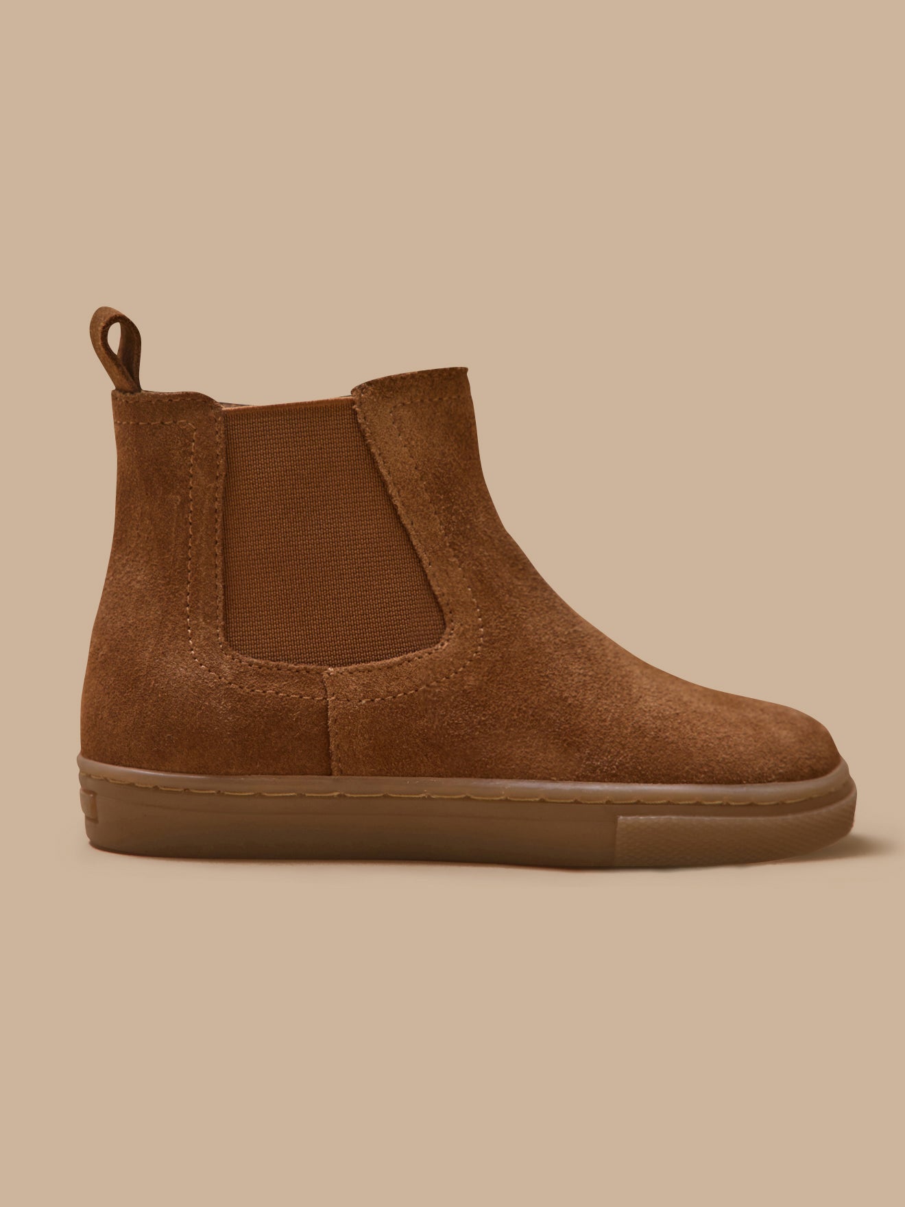 Boots chelsea cuir suédé garçon