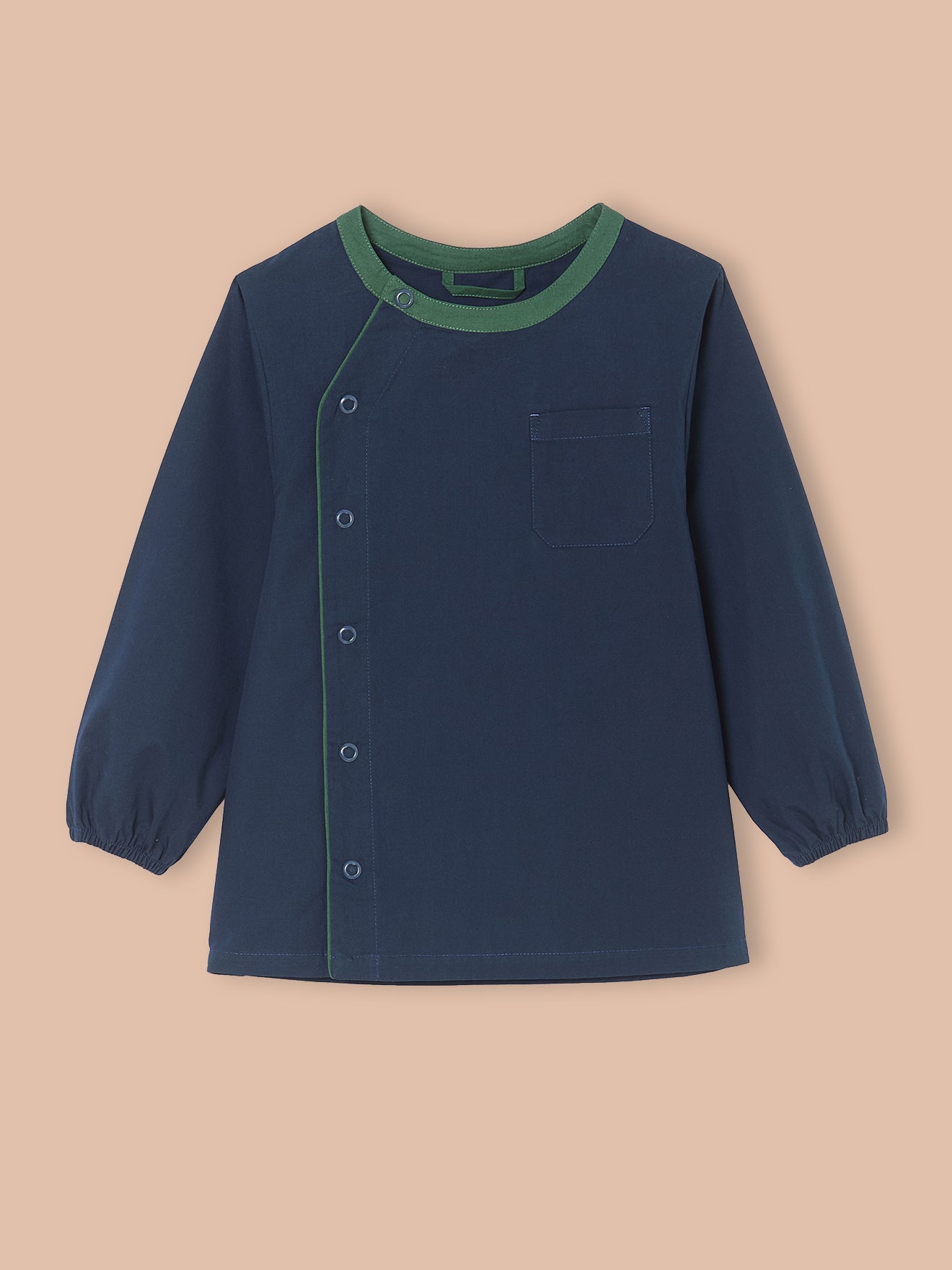 Jungenkittel, einfarbig