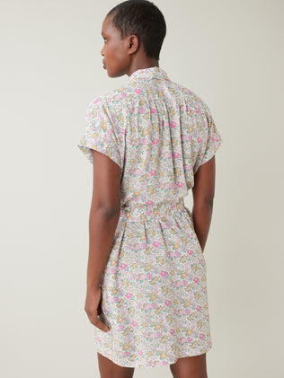 Robe col polo femme tissu Liberty - Limited Collection