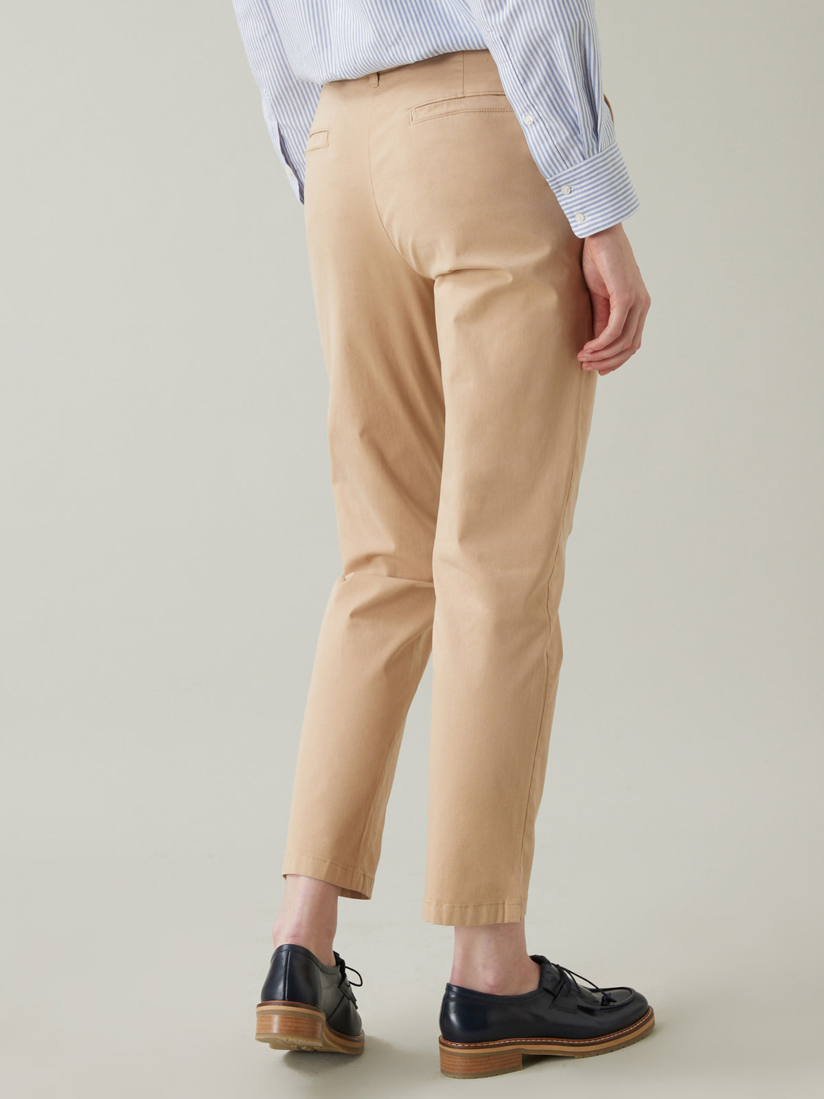 Damen-Chinohose aus Baumwoll-Stretch