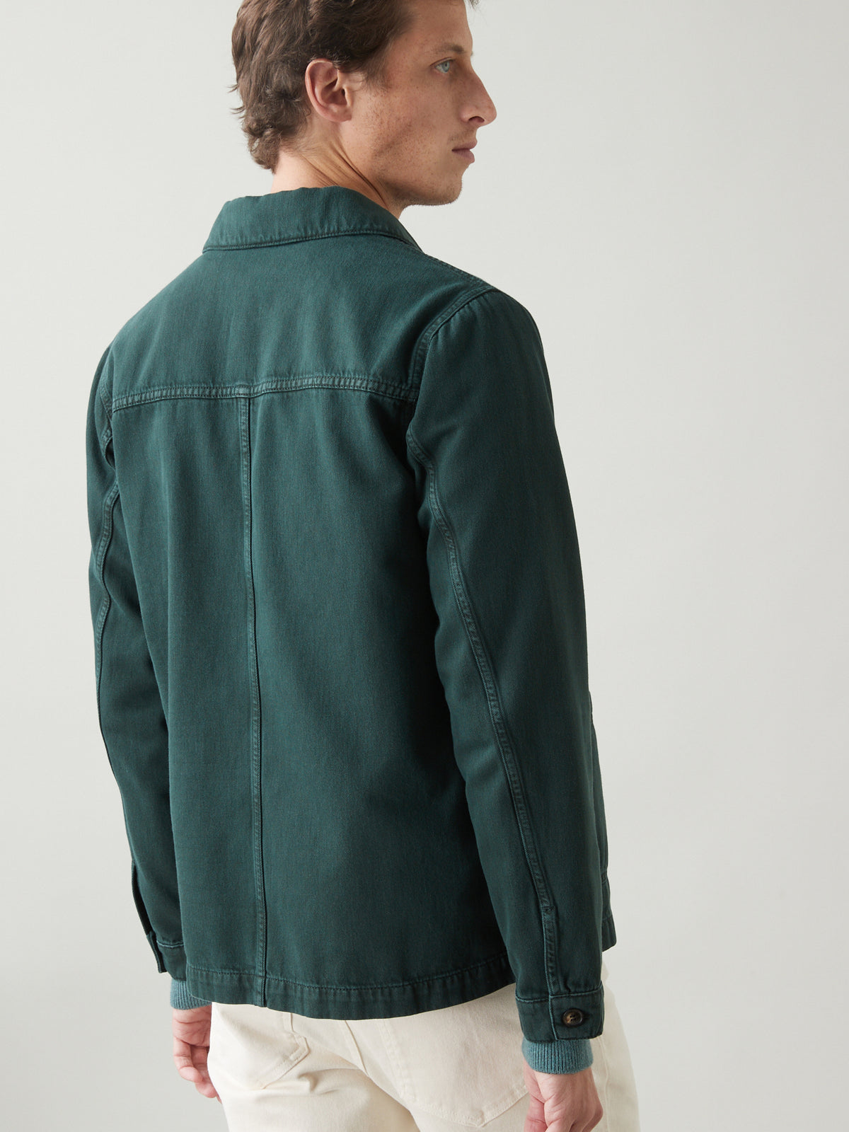 Veste worker homme twill coton recyclé
