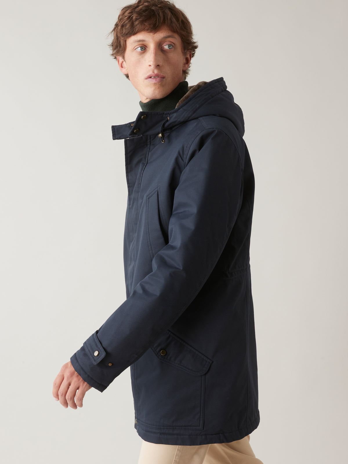 Parka fourrée homme