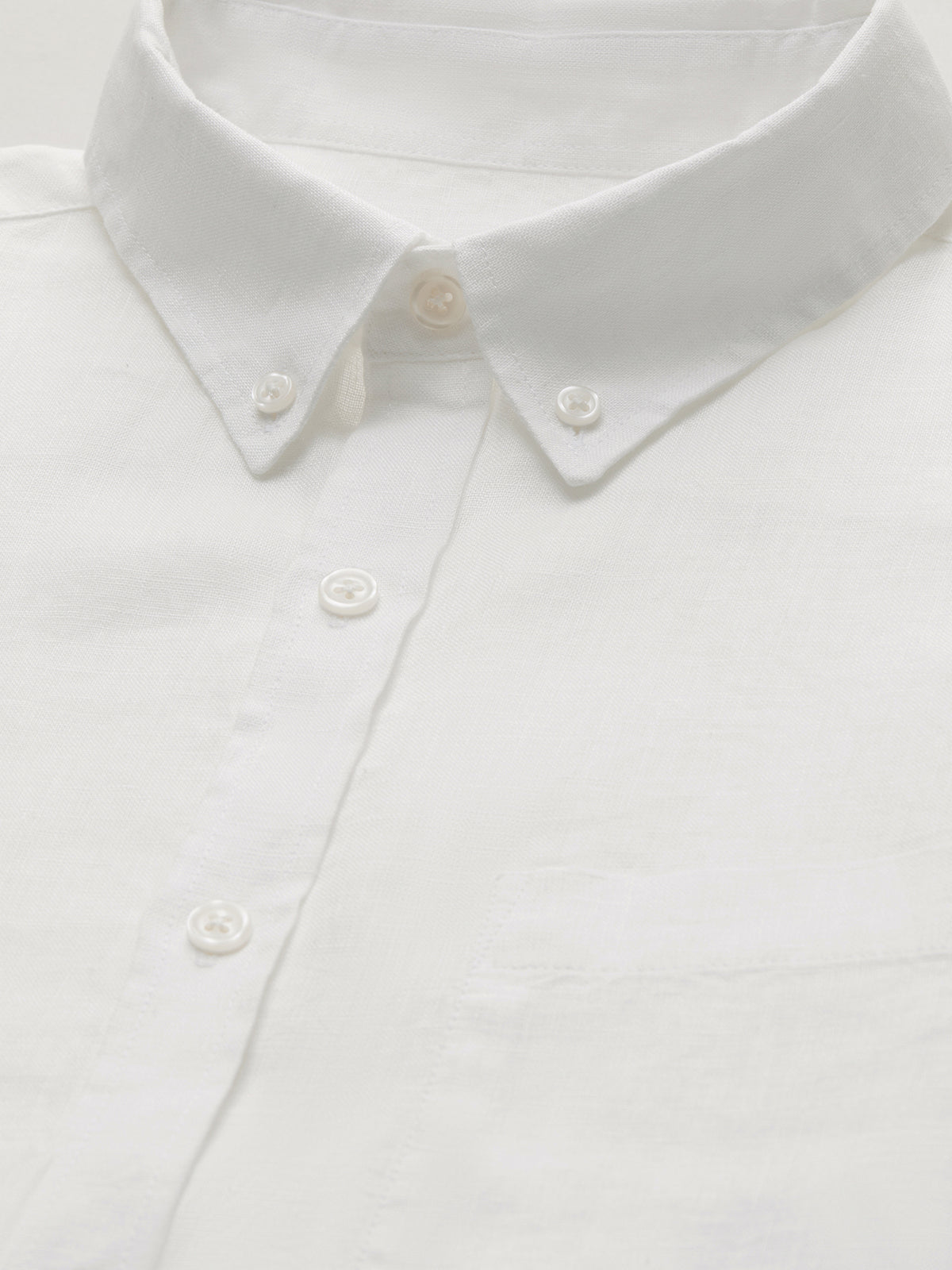 Chemise Regular Fit lin uni homme