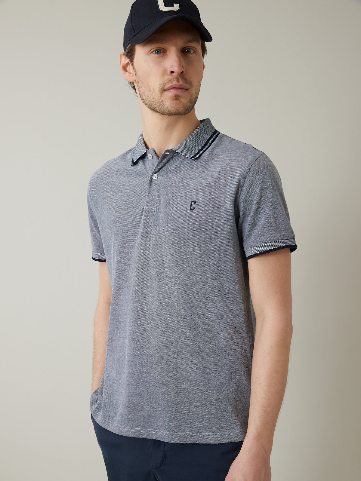 Polo maille piquée homme coton biologique