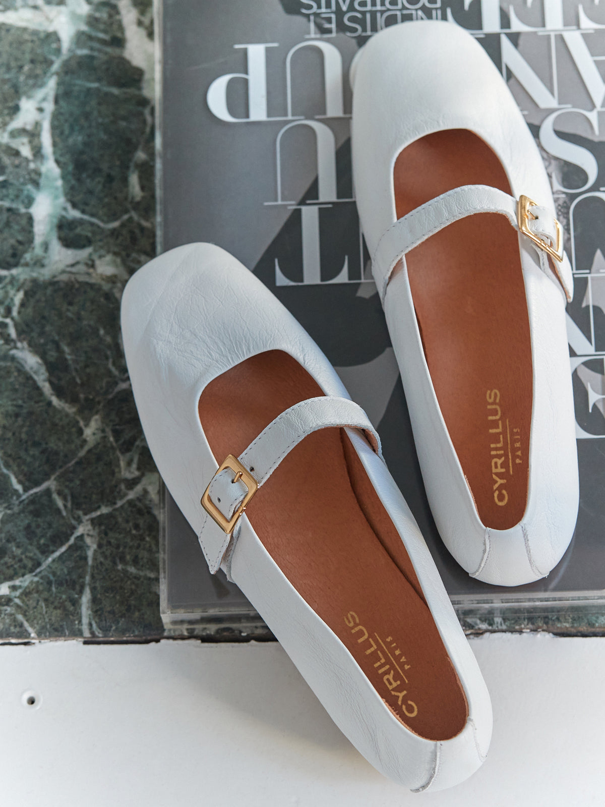 Babies cuir femme