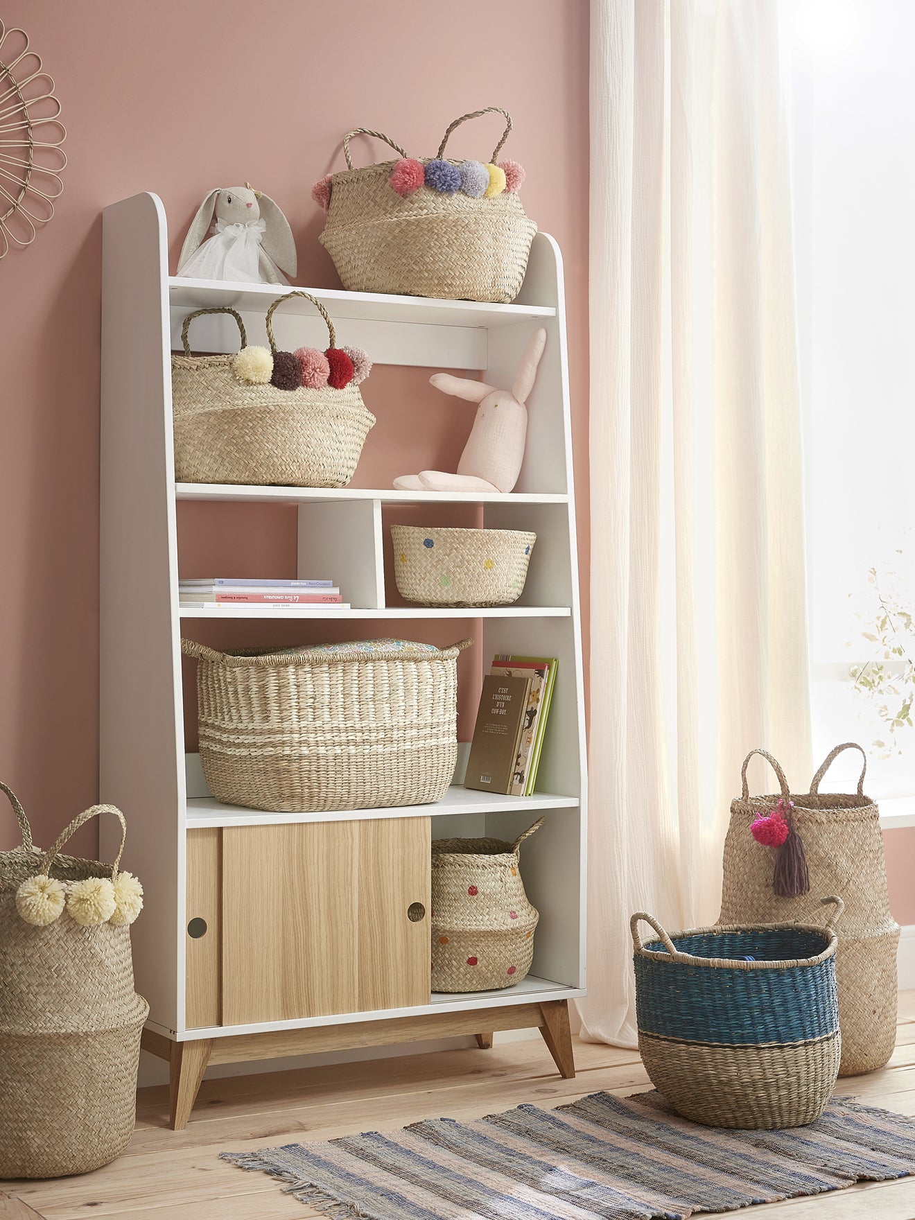 Vorhang aus Baumwoll-Gaze