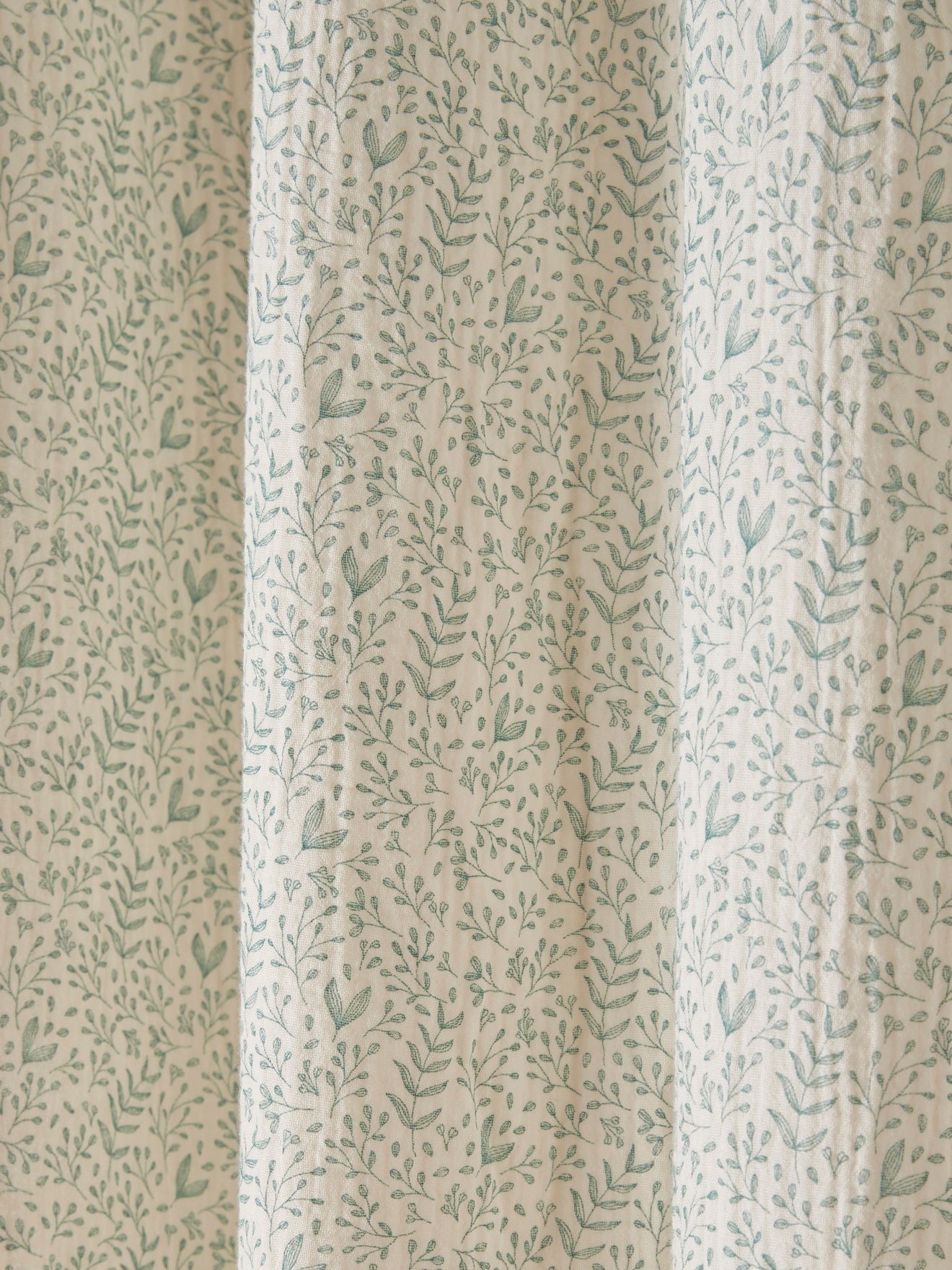 Rideau à nouettes en gaze de coton