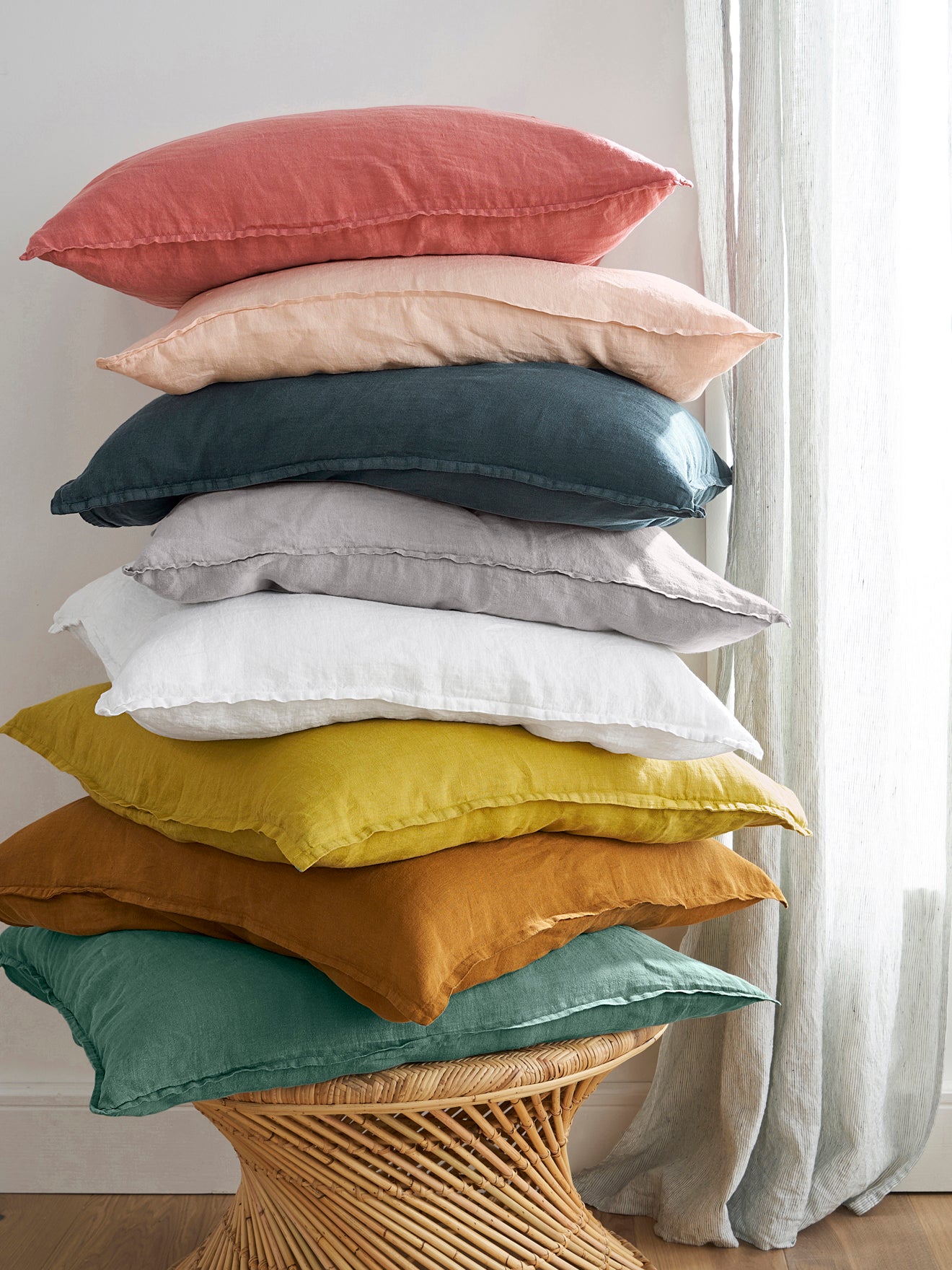 Kopfkissenbezug, gewaschen „Cocooning“