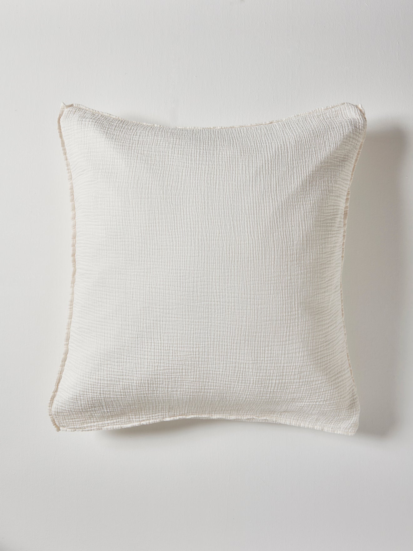 Kopfkissenbezug aus Baumwoll-Gaze « Waffelmuster »