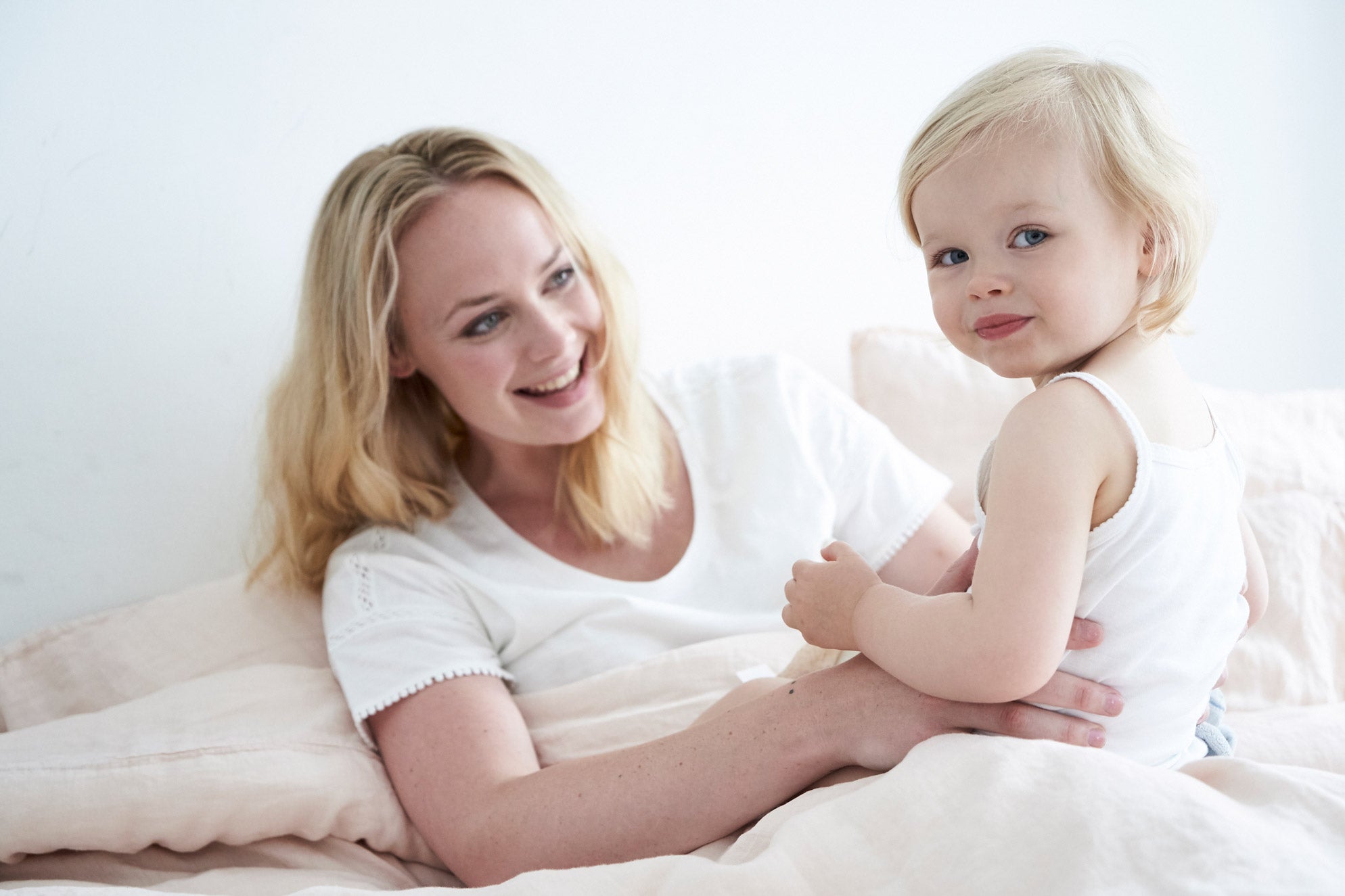 Bettbezug aus gewaschenem Leinen « Cocooning »