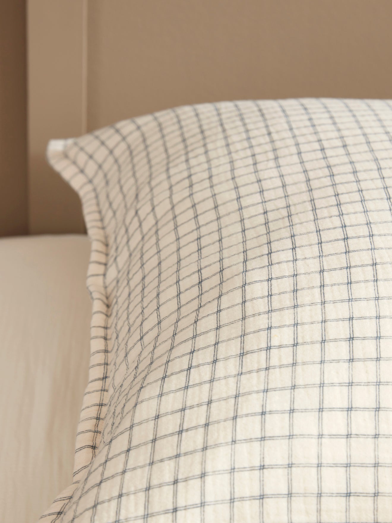 Bettbezug aus Baumwoll-Gaze « Karos »