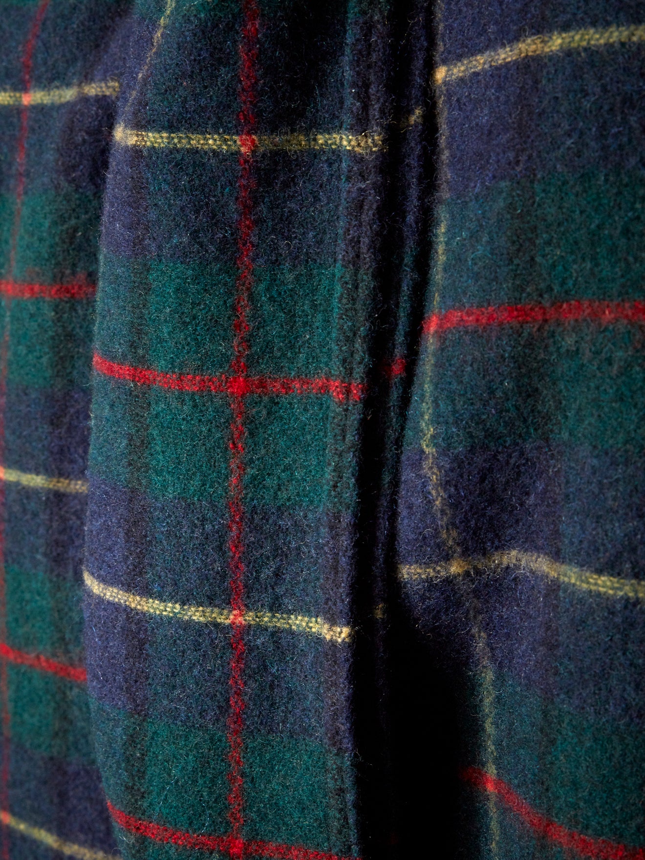 Plaid écossais laine majoritaire