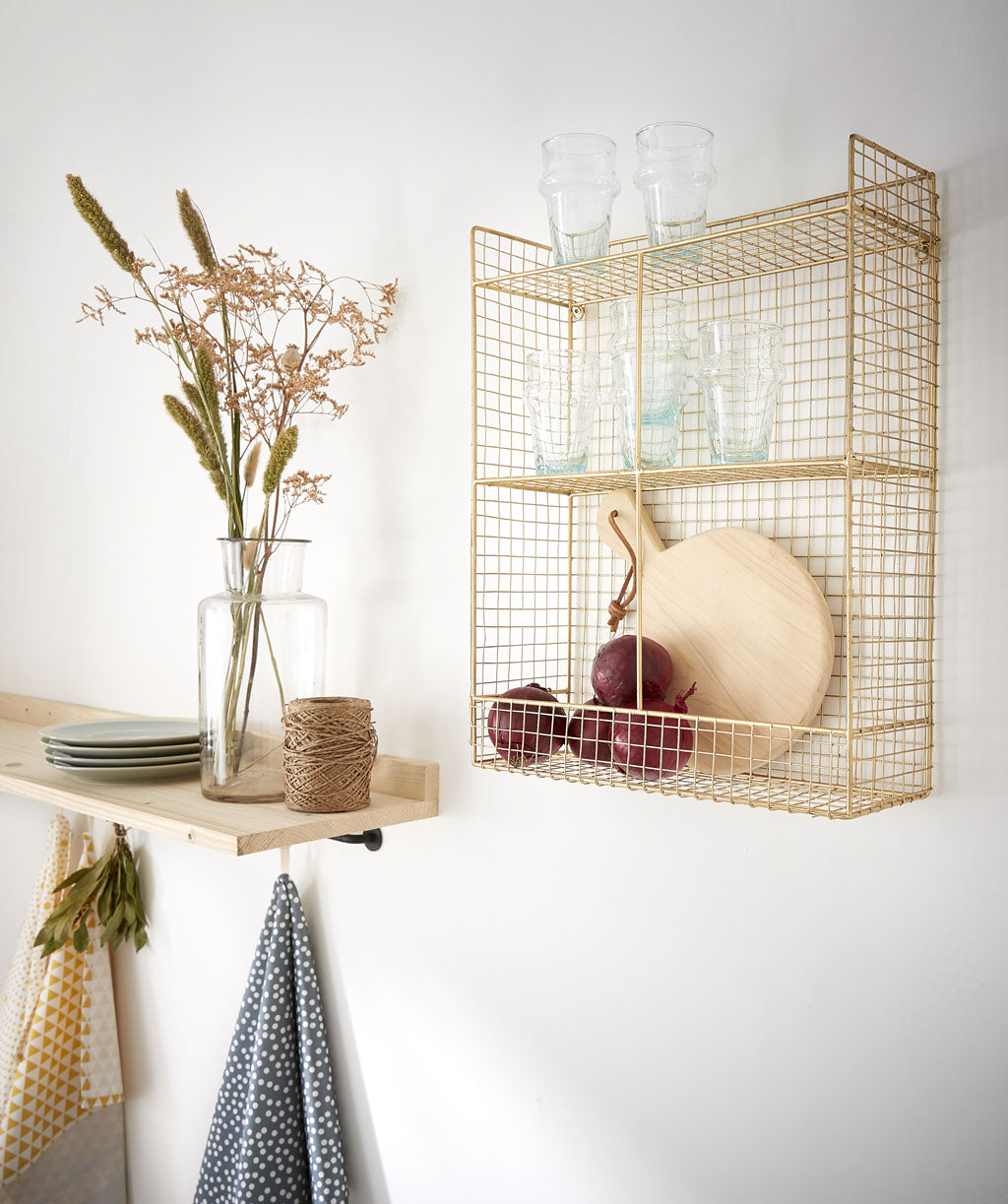 Étagère filaire en métal