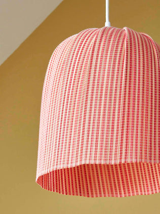 Suspension bambou forme cloche